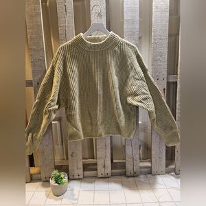 Everlane size large green sweater